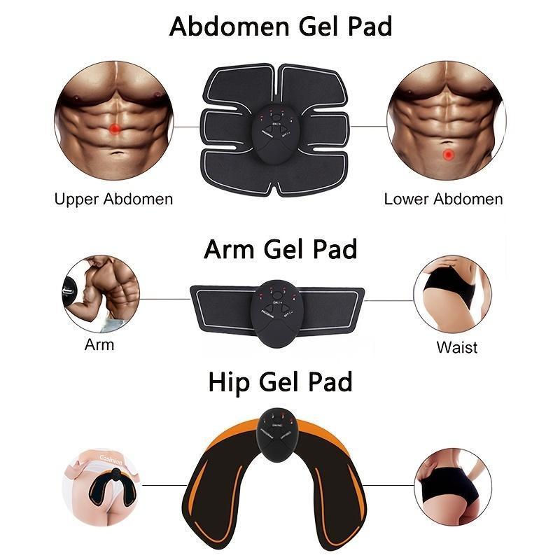 Wireless EMS Muscle Trainer with 6 Intelligent Modesf