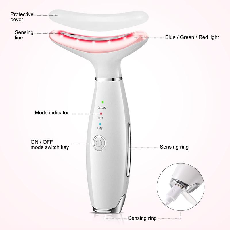 3-in-1 Firming Wrinkle Removal Tool for Face and Neck Facial Massager