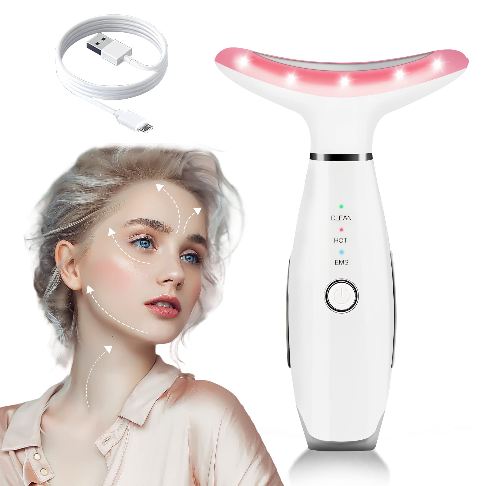 3-in-1 Facial Vibrating Massager for Face and Neck PLAVOGUE 3-in-1 Facial Vibrating Massager for Face and Neck PLAVOGUE