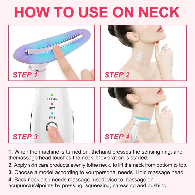 3-in-1 Firming Wrinkle Removal Tool for Face and Neck Facial Massager